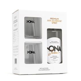 Nona June Premium Non-Alcoholic Spirit 0° Giftbox met glazen